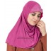 Jersey Instant Hijab - Cerise Pink
